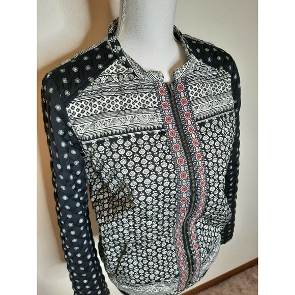 Roxy Women's Medium M Floral Quilted Jacket Coat - Picture 1 of 10